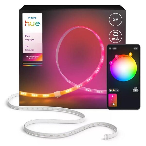 Philips - Разширителен комплект за димируема LED лента Hue FLUX 2m LED/19,5W/24V 1000-20000K