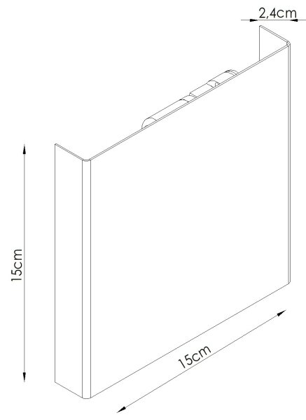 Sollux SL.2011 - Настенно осветително тяло VANTA 2xG9/8W/230V кремаво