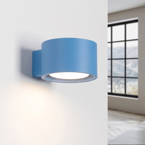 Sollux SL.2485 - Стенно осветително тяло MODO 1xGX53/10W/230V, синьо