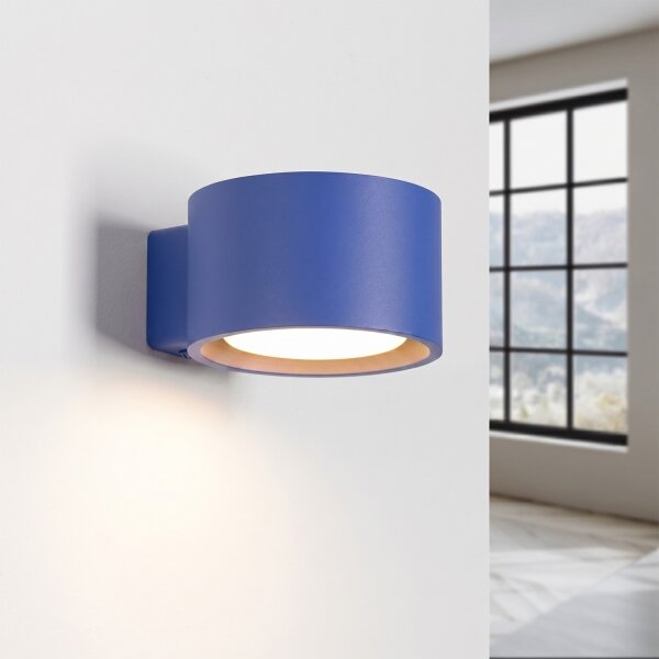 Sollux SL.2457 - Стенно осветително тяло MODO 1xGX53/10W/230V синьо