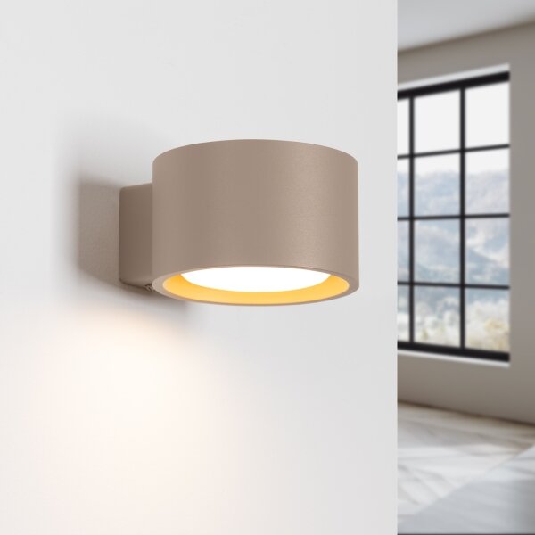 Sollux SL.2445 - Настенно осветително тяло MODO 1xGX53/10W/230V таупе