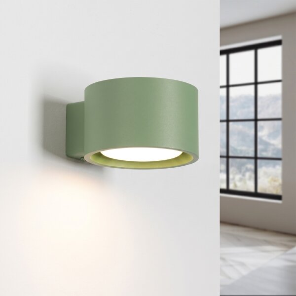 Sollux SL.2469 - Стенно осветително тяло MODO 1xGX53/10W/230V, зелено