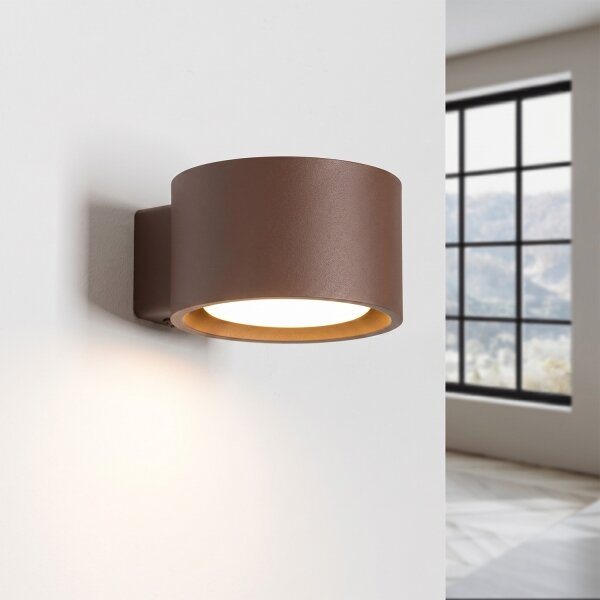 Sollux SL.2481 - Стенно осветително тяло MODO 1xGX53/10W/230V кафяво