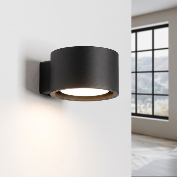 Sollux SL.2437 - Стенно осветително тяло MODO 1xGX53/10W/230V черно