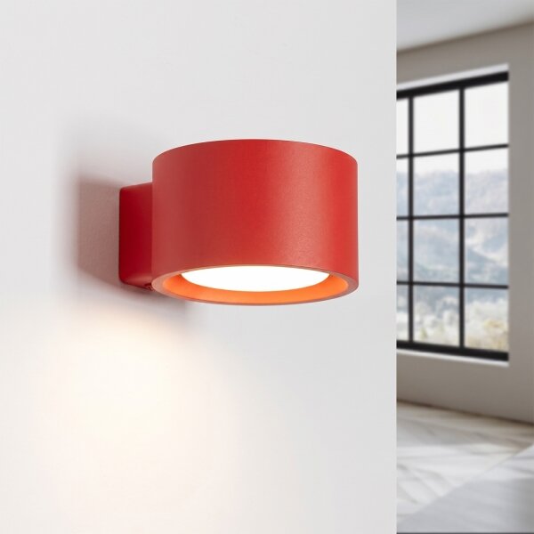 Sollux SL.2477 - Стенно осветително тяло MODO 1xGX53/10W/230V червено