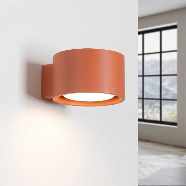 Sollux SL.2449 - Стенно осветително тяло MODO 1xGX53/10W/230V оранжево