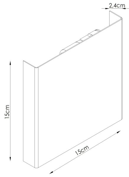 Sollux SL.2009 - Стенно осветително тяло VANTA 2xG9/8W/230V бяло