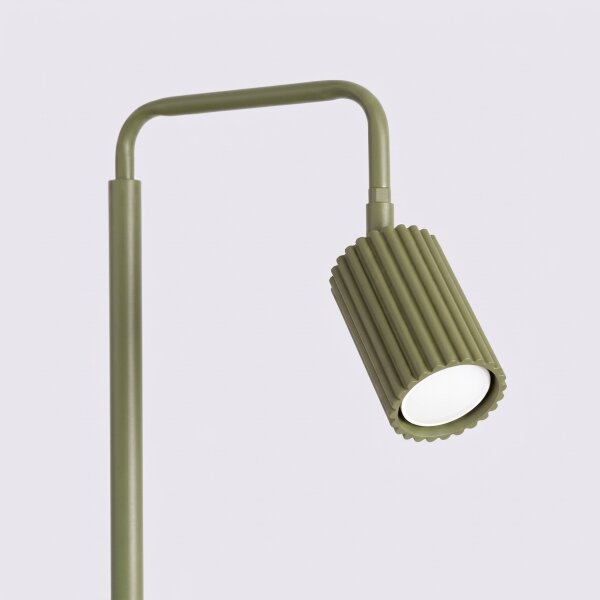 Sollux SL.2025 - Подова лампа KARBON 1xGU10/10W/230V зелена