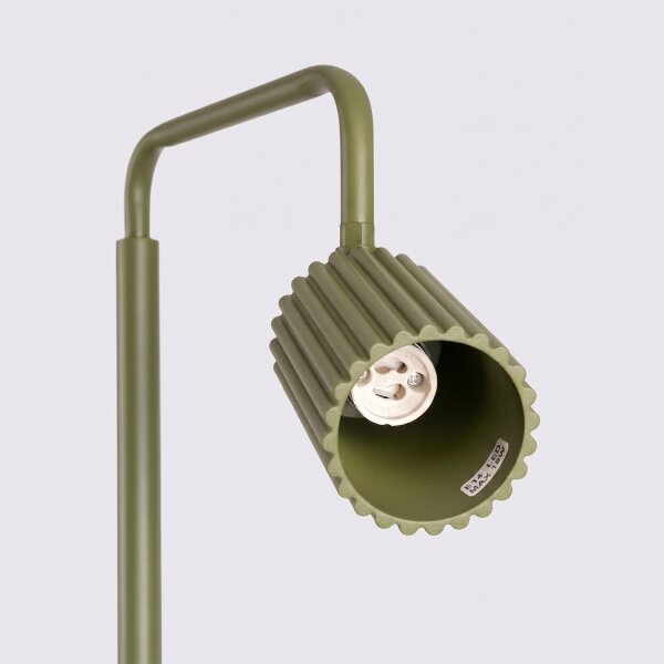 Sollux SL.2025 - Подова лампа KARBON 1xGU10/10W/230V зелена