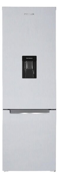 Хладилник с фризер Finlux FBN-390WDX, клас E, 326 л. общ обем, свободностоящ, 231 kWh/годишно, No Frost, инокс