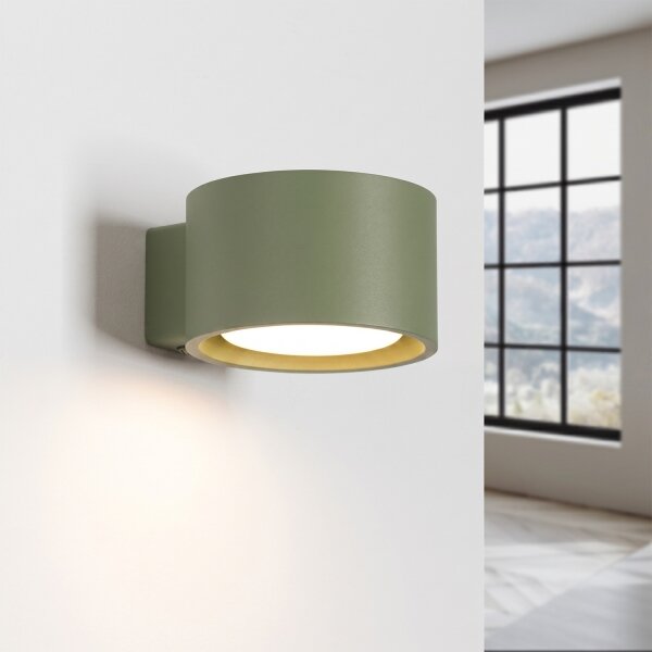 Sollux SL.2461 - Стенно осветително тяло MODO 1xGX53/10W/230V зелено