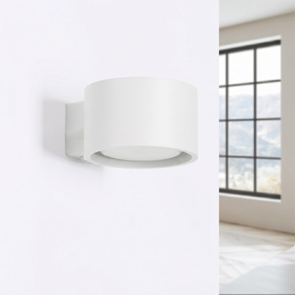 Sollux SL.2433 - Стенно осветително тяло MODO 1xGX53/10W/230V бяло