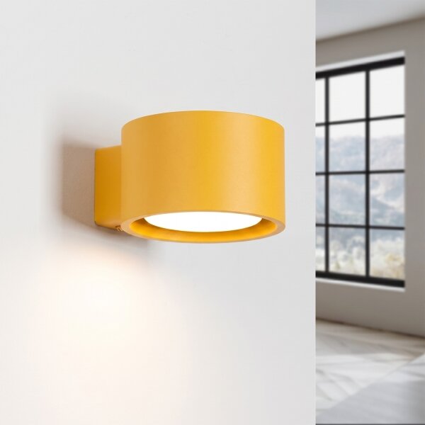 Sollux SL.2473 - Настенно осветително тяло MODO 1xGX53/10W/230V жълто