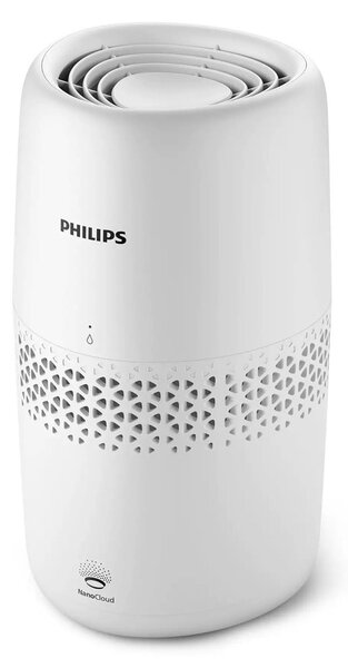 Овлажнител Philips HU2510/10, 11W, за помещения до 31 m2, 3 скорости, 2000мл. капацитет на резервоара, NanoCloud технология, бял