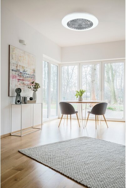 Бяло LED осветително тяло за таван Stralsund – Reality