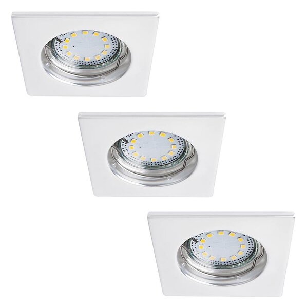 Rabalux 1052 - К-кт 3x LED лампа за окачен таван LITE 1xGU10-LED/3W/230V IP44