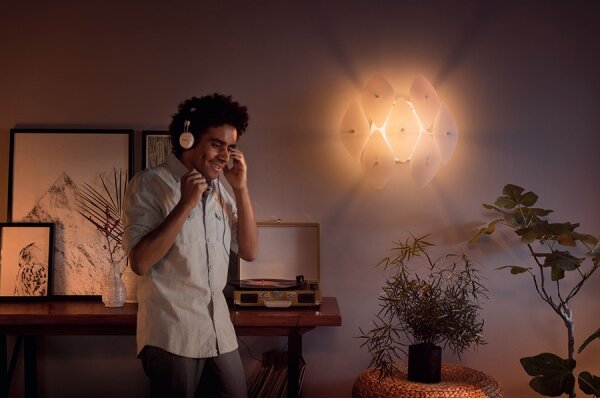 Philips 40963/31/PN - Стенна лампа MYLIVING CHIFFON 1xE27/60W/230V