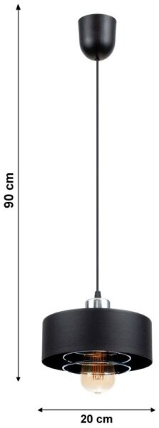 Полилей на въже VEST 1xE27/60W/230V