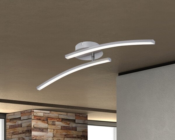 Globo 67098-12 - LED Полилей за повърхностен монтаж TANSY 2xLED/6W/230V