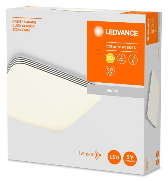 Ledvance - LED Плафон със сензор ORBIS LED/50W/230V 3000K