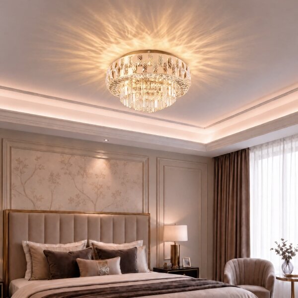 BRILAGI - димируем LED таванен плафон AURELIA LED/45W/230V Ø 50 см златен + дистанционно управление