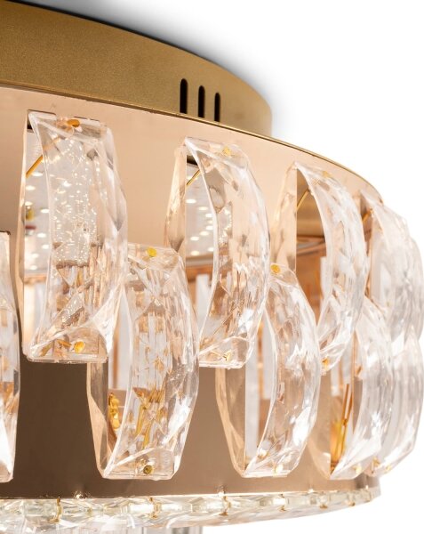 BRILAGI - димируем LED таванен плафон AURELIA LED/45W/230V Ø 50 см златен + дистанционно управление