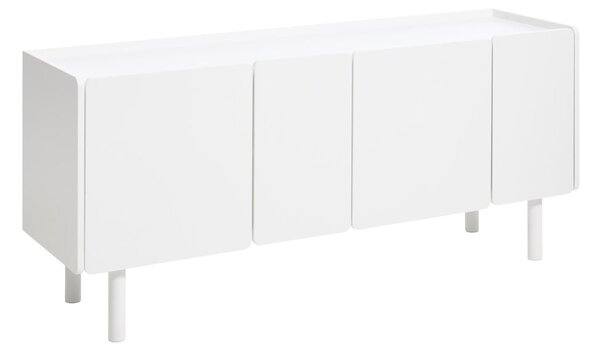 Бял скрин 160x70x45 cm Bera – Unique Furniture