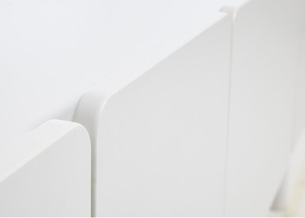 Бял скрин 160x70x45 cm Bera – Unique Furniture
