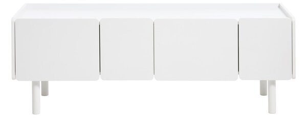 Бяла маса за телевизор 160x55x45 cm Bera – Unique Furniture
