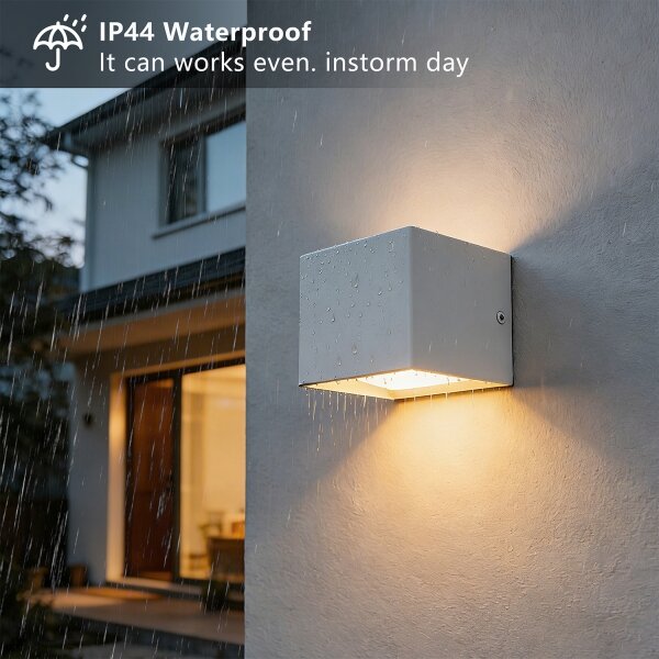 Brilagi - LED външно стенно осветително тяло DONNANI LED/5W/230V бяло IP44