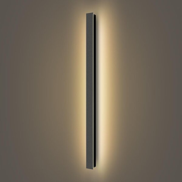 Brilagi - LED външно стенно осветително тяло LINEAR LED/22W/230V 3000K IP65 черен
