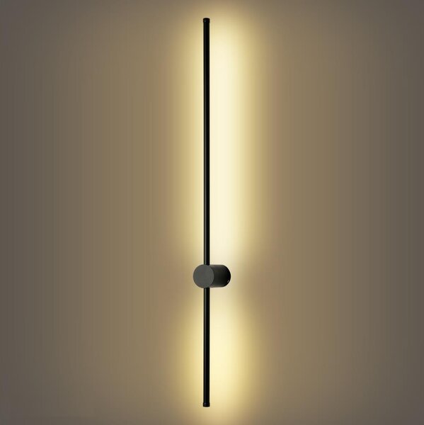 Brilagi - LED външно стенно осветително тяло AURA LED/20W/230V 3000K IP54 черно
