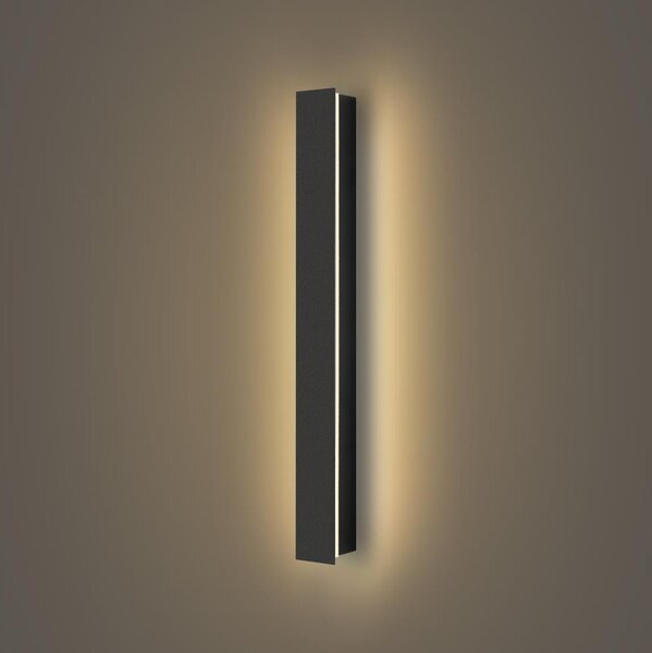 Brilagi - LED Външно стенно осветително тяло LINEAR LED/12W/230V 3000K IP65 черно