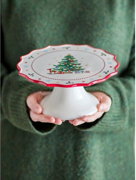 Керамична стойка за десерти с коледен мотив Naive – Bloomingville