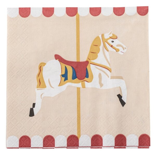 Хартиени салфетки в комплект от 20 бр. 33x33 cm Merry-go-round – Bloomingville