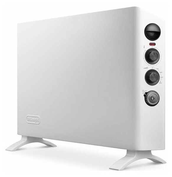 Конвектор DeLonghi HSX3320FTS, 2000W, 3 степени на мощност, таймер, бял