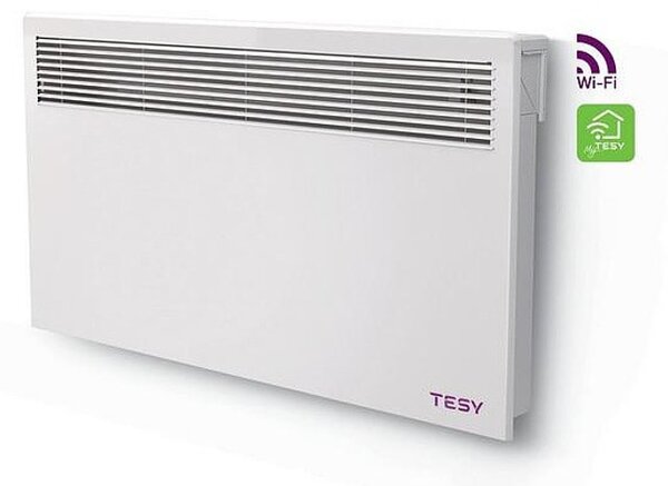 Конвектор Tesy CN 051 250 EI CLOUD AS W, 2500W, управление през Wi-Fi, 3 режима на работа, отложен старт, защита от прегряване, IP24 защита от пръски, AirSafe, бял