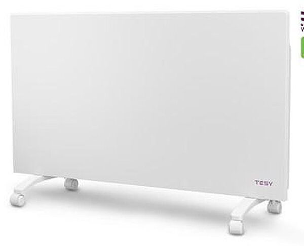 Конвектор Tesy CN 052 200 EI CLOUD W F, 2000W, до 24 м2 отопляема площ, LED дисплей, електронен терморегулатор, функция за отложен старт, бял