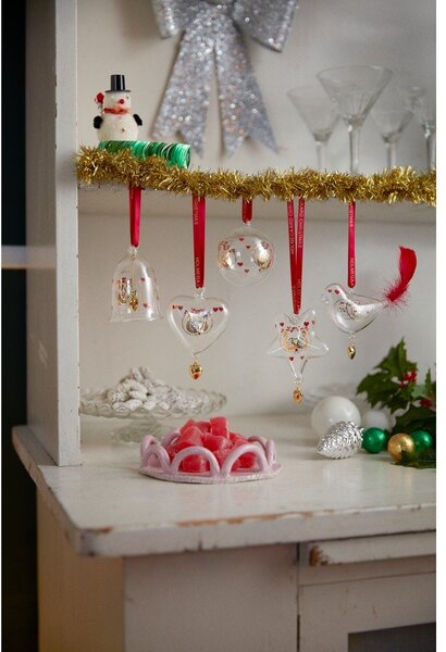 Стъклена коледна топка ø 6,5 cm Ann-Sofi Romme Annual Christmas Bauble 2025 – Holmegaard