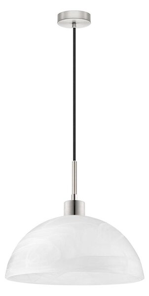 LED полилей на кабел 1xE27/60W/230V бял/черен