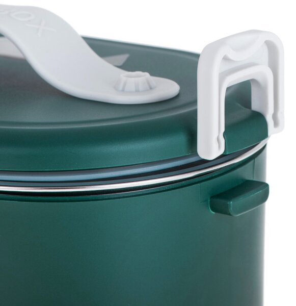 Електрическа кутия за обяд Adler AD 4505, 800 ml, До 50C, Стоманен съд за храна, Зелен