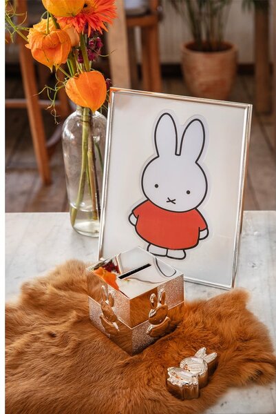 Метална стояща/висяща рамка в сребристо 15x20 cm Miffy – Zilverstad