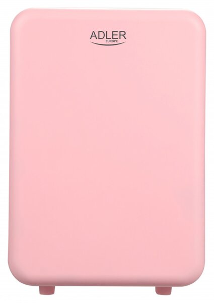 Хладилник мини Adler AD 8084p, 12V/220V, 32-42 W, 4 L, Отопление/Охлаждане, Розов