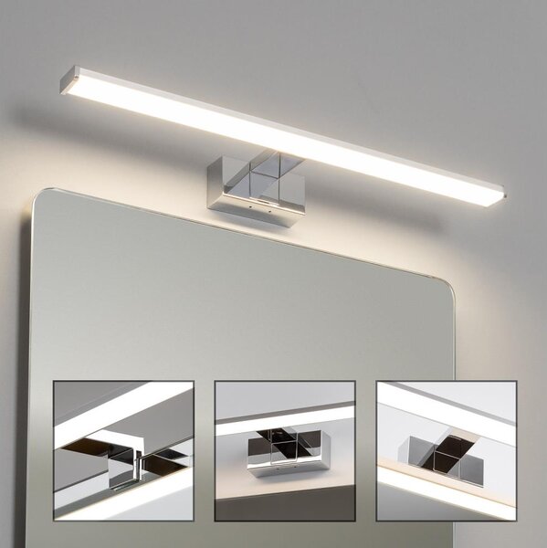 Brilagi - LED осветление за огледало VESTRA LED/12W/230V 60 cm IP44 хром