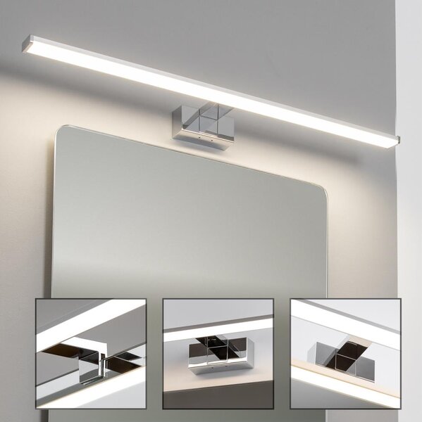 Brilagi - LED осветление за огледало за баня VESTRA LED/15W/230V 80 cm IP44 хром