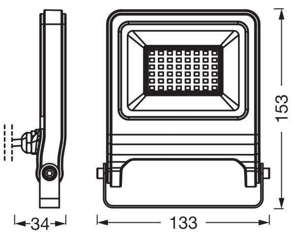 Osram - LED прожектор ENDURA LED/30W/230V 4000K IP65