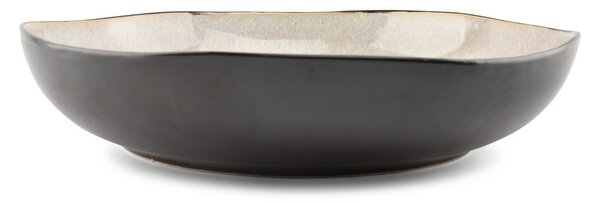 Черна/бежова глинена купа ø 32 cm Lunar – Salt&Pepper