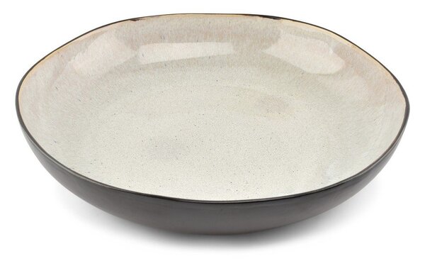 Черна/бежова глинена купа ø 32 cm Lunar – Salt&Pepper