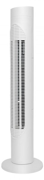 Вентилатор кула Elite ETTF-0331, 50W, 3 скорости, Таймер, LED, Тиха работа, Дистанционно, Бял
