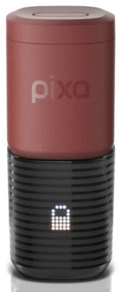 Преносима еспресо машина Wacaco Pixapresso, 20 bar, 9000 mAh, 120 мл, Мляно + капсули, LED тъч контрол, Червен